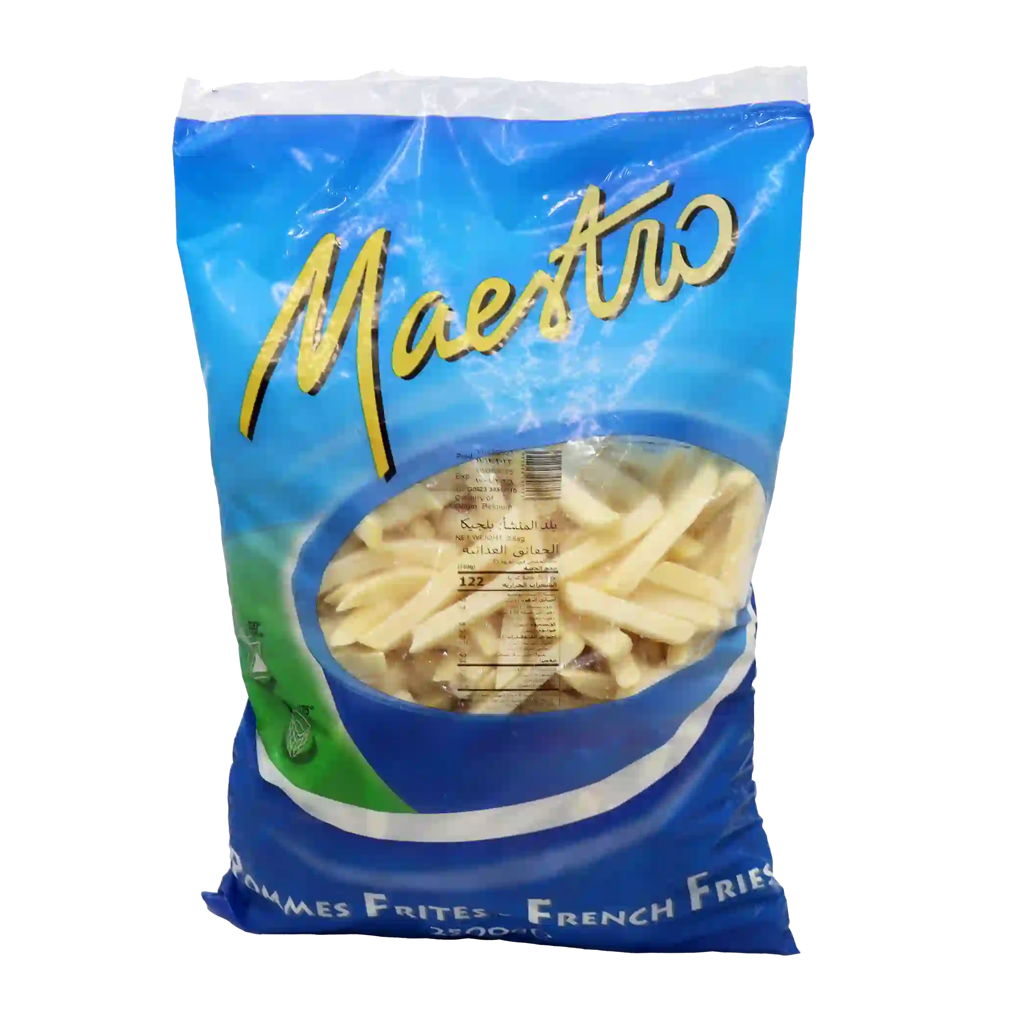 KAC -MAESTRO FRIES 10*10 MM 2.500 Kilo 