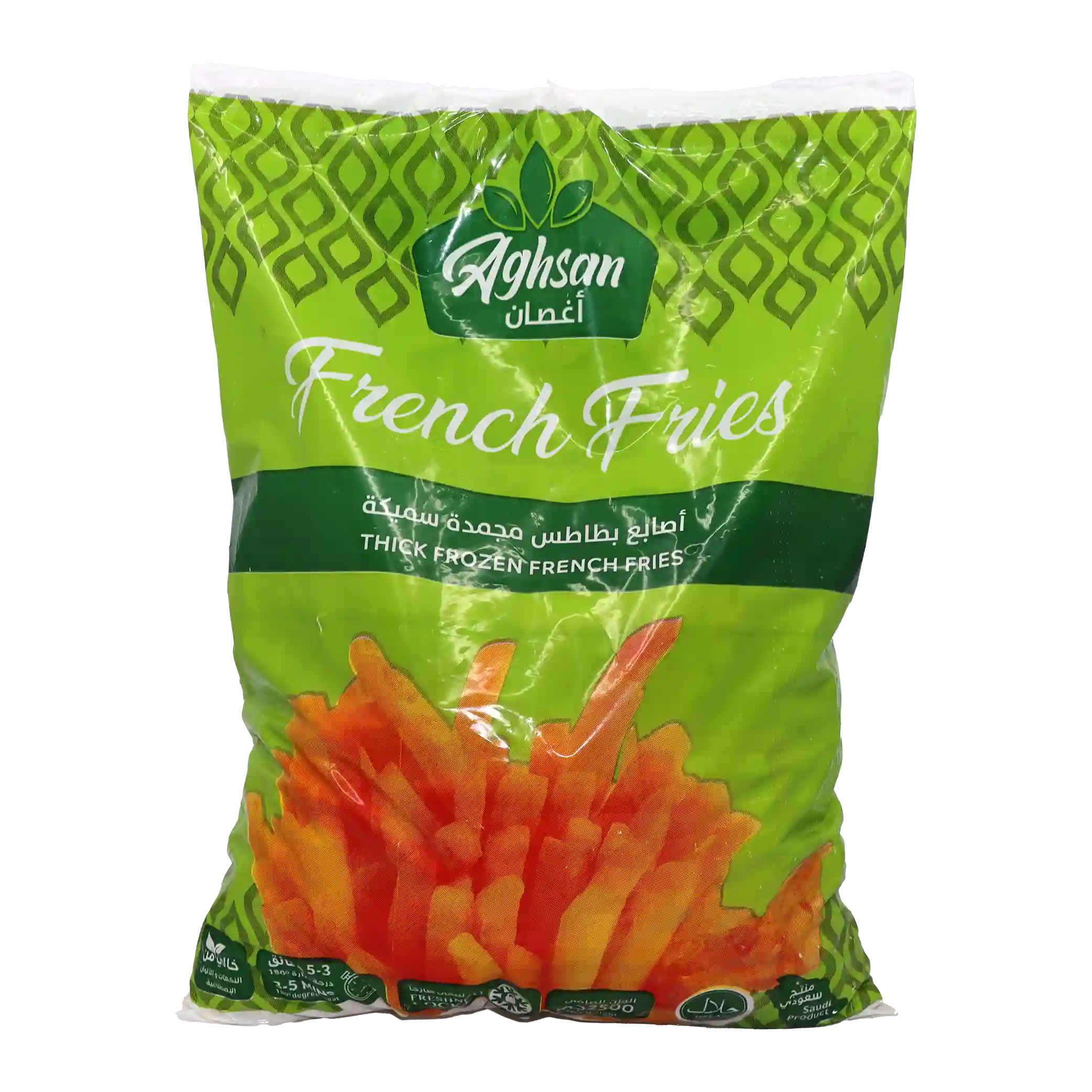 KAC - AGHSAN FROZEN FRENCH FRIES 10*10 - 2.5 KG (Saudi)