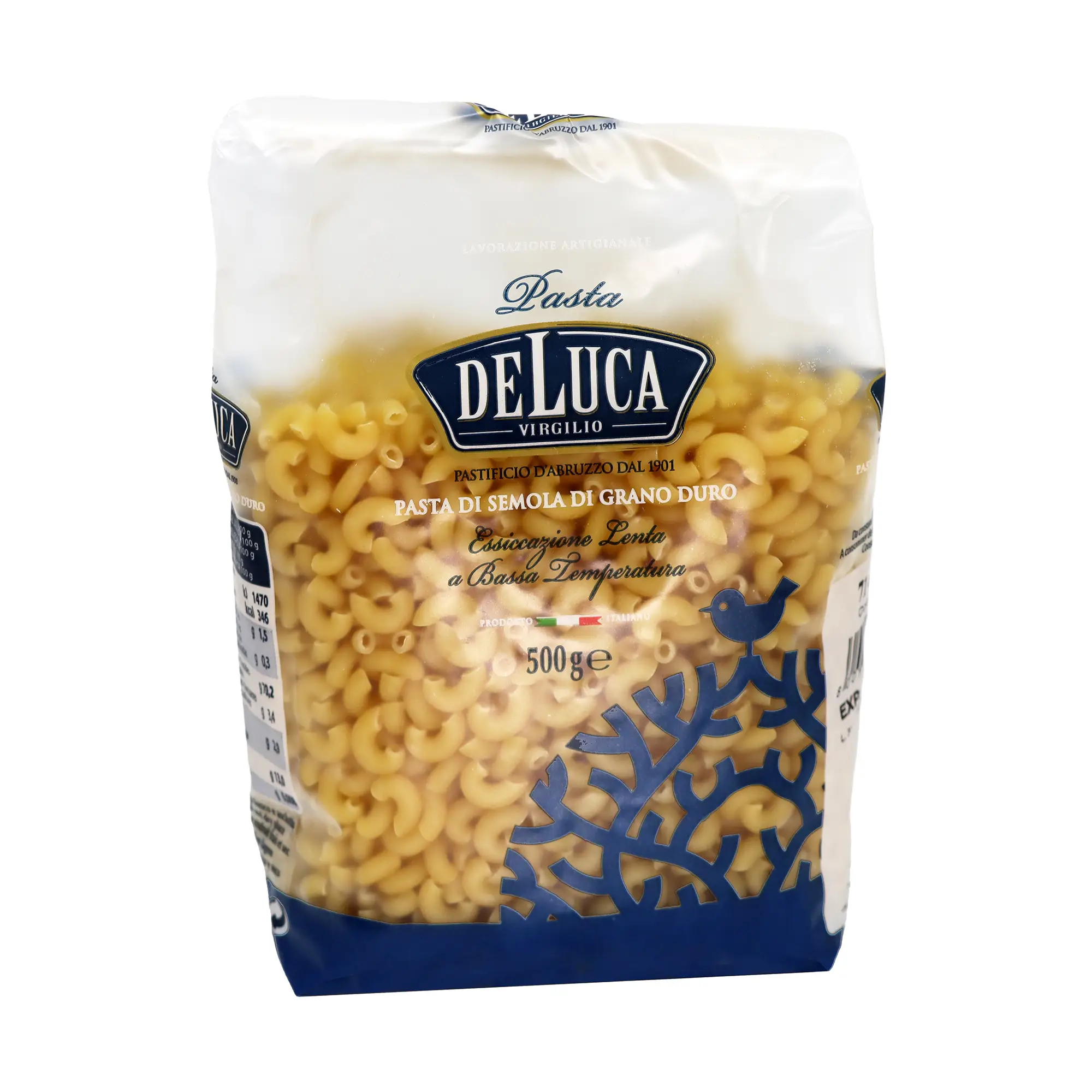 KAC - Deluca medium elbow pasta 500 g - 2 Pieces