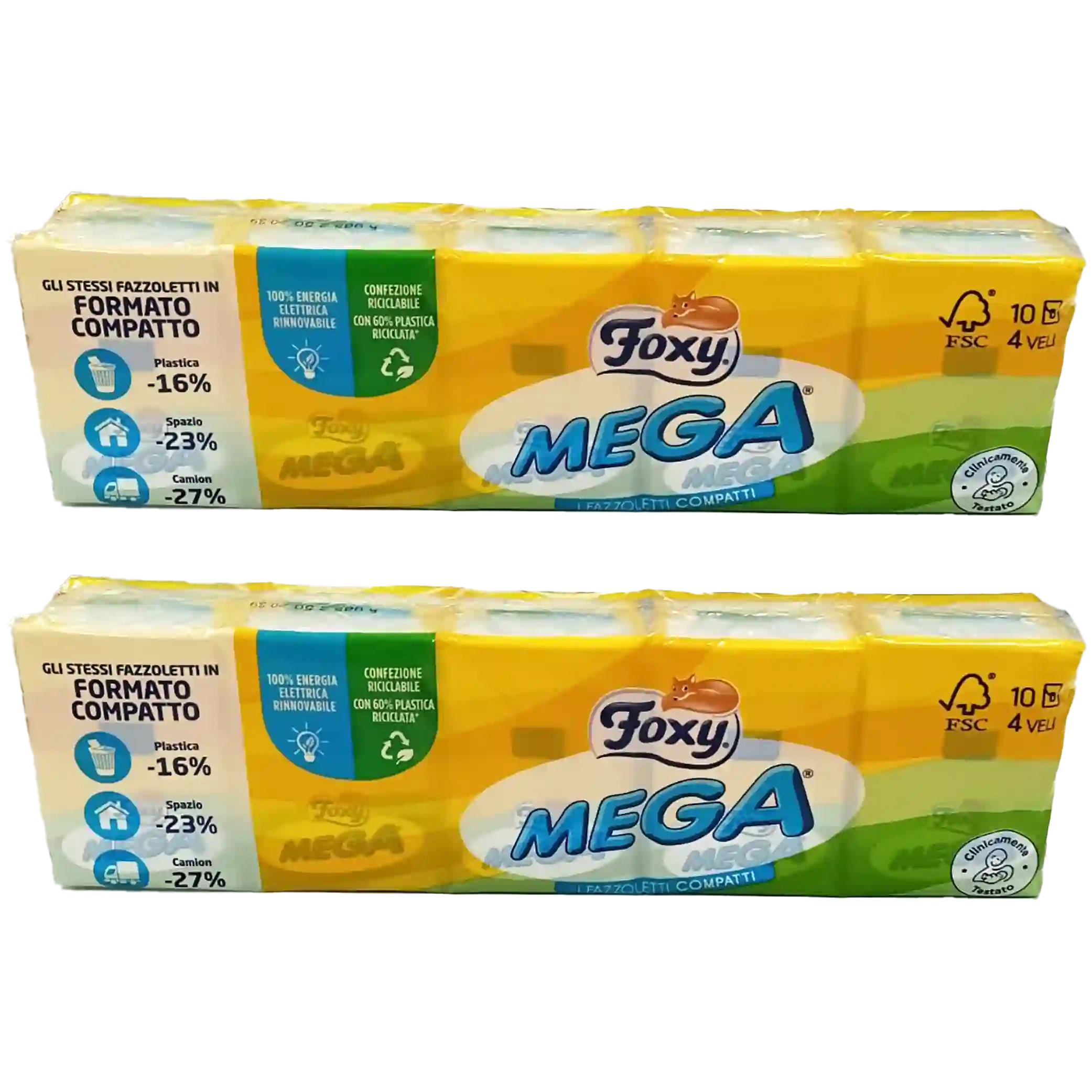 KAC - محارم جيب فوكسي ميغا 4 طبقات