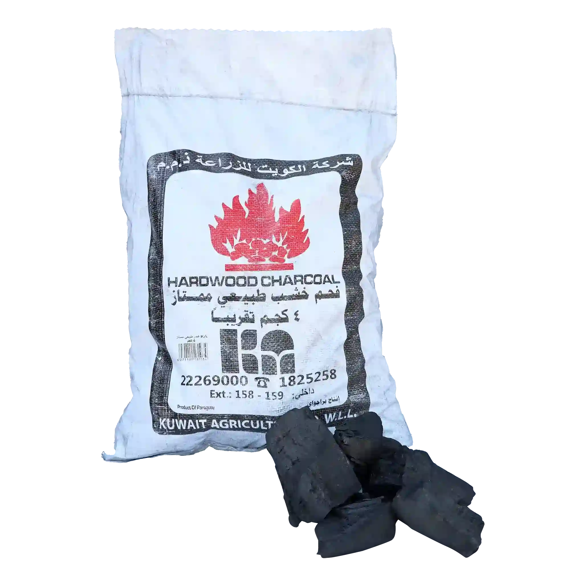 KAC - Pure African charcoal (shisha) - 4 kg
