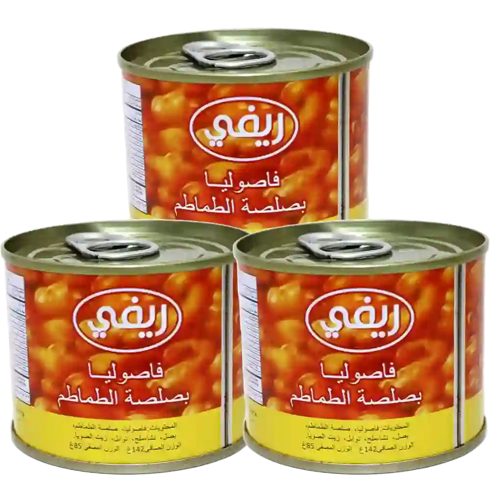 KAC -  فاصوليا بالطماطم صغير ريفي 142 جم × 3 حبة